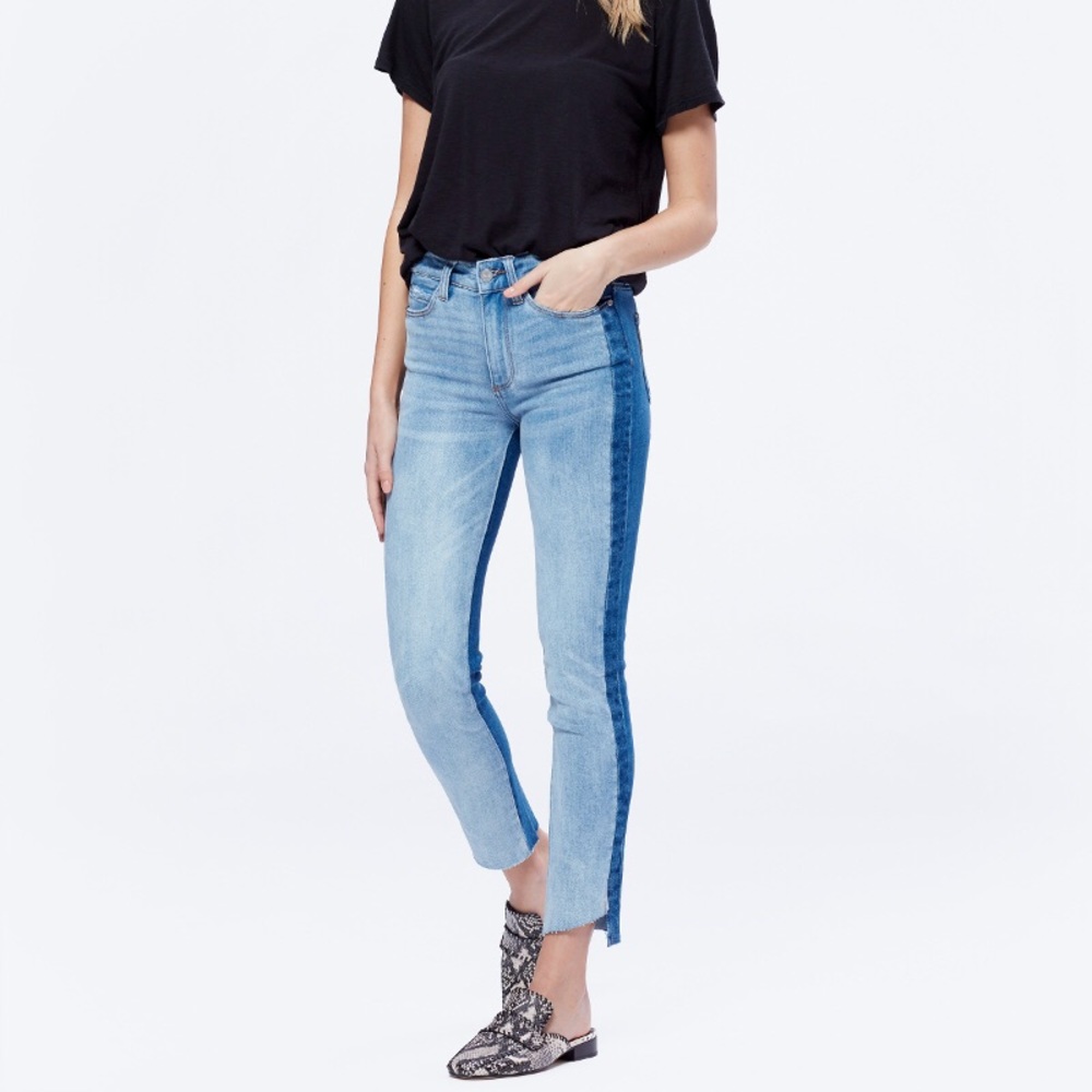 Hoxton Slim Two Tone Lizzie Paige Jeans